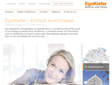 Tablet Screenshot of egokiefer.ch